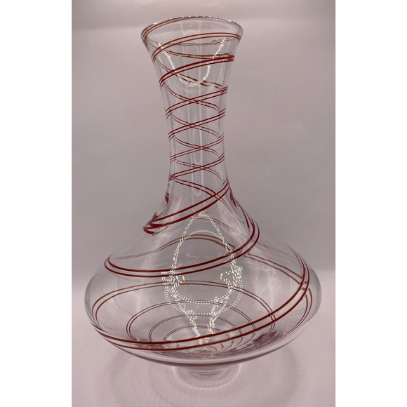 Signed Nicholas Kekic Rolling Red Wine Decanter - Blown Glass - Pre-owned - Picture 1 of 9